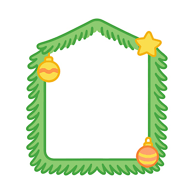 디자인 계절 기념일 별 백그라운드 크리스마스 일러스트 공 프레임 이벤트 장식 초록색 노란색 파티 축제 분위기 공예 오브젝트 테마 홀리데이 국내일러스트 AI파일 자연요소 컬러 컨셉 휴가 취미 파일형식 벡터