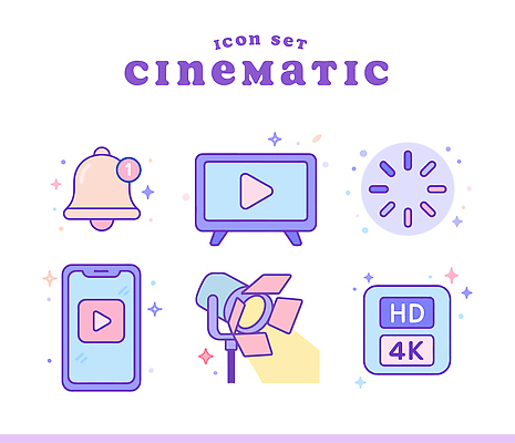 편집 디자인 컬러 일러스트 조명 그래픽 스마트폰 세트 스크린 촬영 장비 표현 제조 알림 영화 만들기 비디오 소프트웨어 인터페이스 국내일러스트 AI파일 모션 문화예술 핸드폰 스마트기기 파일형식 벡터