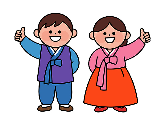 한국전통 전통 기념일 감정 아시아 손가락 표정 사람 이벤트 전통의상 파일형식 벡터 한복 남자 여자 캐릭터 엄지손가락 한국 문화 명절 옷 기쁨 포즈 컬러 표현 상징 웃음 행복 일러스트 국내일러스트 AI파일 새해