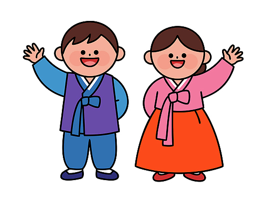 한국전통 전통 여자 남자 감정 아시아 문화 어린이 컨셉 관계 표정 사람 신체부위 전통의상 파일형식 벡터 옷 한복 손 즐거움 컬러 한국 축제 이벤트 소년 소녀 가족 웃음 소통 전통문화 일러스트 국내일러스트 AI파일 새해