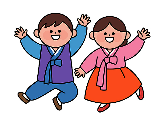 한국전통 감정 아시아 관계 모션 놀이 표정 사람 전통의상 파일형식 벡터 어린이 한국 전통 한복 남자 여자 달리기 놀기 옷 컬러 친구 즐거움 축제 문화 게임 기쁨 웃음 일러스트 국내일러스트 AI파일 새해