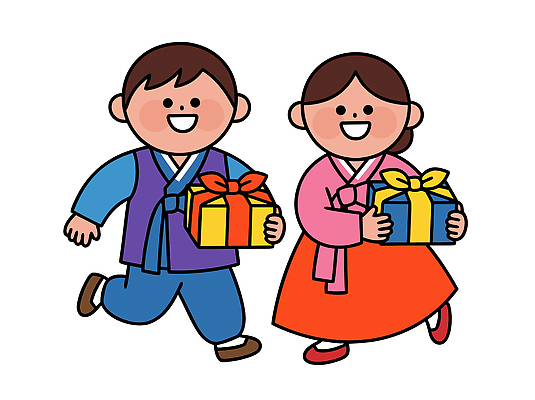 한국전통 전통 기념일 감정 관계 모션 표정 사람 건물 전통의상 파일형식 벡터 선물 한복 행복 달리기 남자 여자 포장 문화 축제 웃음 친구 놀이 주택 가족 이벤트 명절 컬러 일러스트 국내일러스트 AI파일 새해