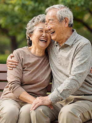 JPG 편집이미지 커플 공원 노년 행복 벤치 관계 자연 사랑 웃음 라이프 실버라이프 노부부 연령 소통 의료성형뷰티 편집실사 AI인물포토 AI콘텐츠 라이프스타일 부부 공공시설 감정 컨셉 의자 표정 성인 생활 CG 생태계 파일형식 AI포토