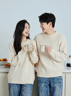 JPG 편집이미지 커플 여자 남자 행복 신혼부부 아침 휴식 따뜻함 대화 사랑 웃음 주방 식사 스웨터 의료성형뷰티 편집실사 주간 부부 감정 컨셉 상의 관계 표정 말하기 사람 CG 신혼 파일형식