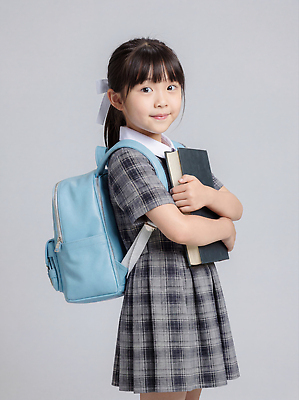 JPG 편집이미지 옷 교육 초등학생 어린이 가방 학교 책가방 초등학교 미소 소녀 뒷모습 책 친구 학습 유치원 체크무늬 준비물 의료성형뷰티 편집실사 학생 잡화 여자 뷰포인트 무늬 관계 표정 사람 CG 파일형식