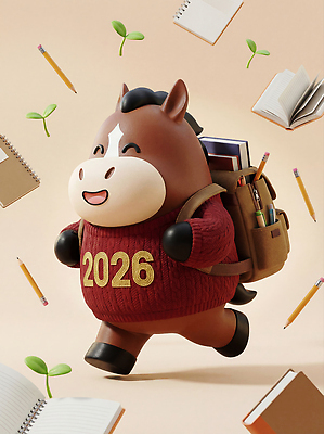 JPG 식물 편집이미지 캐릭터 디자인 가방 모션 새해 웃음 장난감 달리기 연필 공책 소 시작 말띠 2026년 편집3D 병오년 붉은말 붉은말캐릭터 AI컴퓨터그래픽 AI콘텐츠 잡화 포유류 문구용품 학용품 표정 필기구 3D 십이지신 말_동물 연도 말캐릭터 파일형식