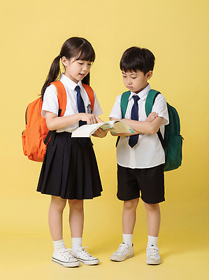 JPG 편집이미지 학생 어린이 가방 교실 남매 대화 소녀 소년 책 학습 노란색 유치원 정보 집중 읽기 의료성형뷰티 편집실사 잡화 여자 교육 남자 컬러 컨셉 학교 가족 모션 말하기 사람 CG 파일형식