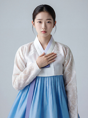 한국전통 전통 기념일 아시아 모션 사람 신체부위 전통의상 CG 파일형식 한복 여자 손 가슴 서기 표정 백그라운드 문화 한국 옷 장신구 자태 편집실사 편집이미지 JPG 의료성형뷰티 명절