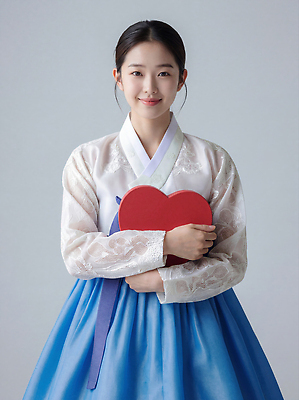 한국전통 전통 기념일 감정 아시아 모션 표정 사람 신체부위 전통의상 CG 파일형식 한복 여자 사랑 상자 웃음 서기 백그라운드 이벤트 문화 옷 한국 손 모양 얼굴 편집실사 편집이미지 JPG 의료성형뷰티 명절