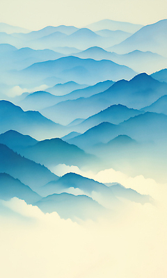 JPG 명절 컬러 백그라운드 일러스트 자연 하늘 아침 새해 산 풍경 파란색 일출 고요 일몰 안개 저녁 이미지 조화 깊이 수평선 국내일러스트 AI일러스트 AI콘텐츠 주간 전통 기념일 날씨 노을 야간 생태계 파일형식