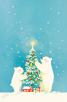 JPG 나무 별 크리스마스 겨울 일러스트 곰 가족 자연 하늘 주택 따뜻함 선물 장식 크리스마스트리 축제 아기 머리핀 오브젝트 북극곰 아기곰 연말 국내일러스트 AI일러스트 AI콘텐츠 자연요소 식물 동물 계절 기념일 새끼 장신구 포유류 관계 사람 건물 생태계 파일형식