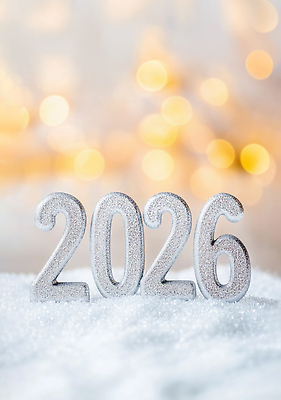 JPG 편집이미지 기념일 겨울 조명 새해 장식 반짝임 숫자 축제 흰색 눈 축하 장면 단순화된 연말 2026년 이미지편집 병오년 자연요소 문자 계절 컬러 컨셉 모션 날씨 이벤트 연도 파일형식