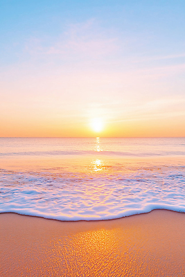 JPG 편집이미지 물결 파도 바다 컬러 하늘색 자연 하늘 새해 수염 풍경 해변 태양 일출 일몰 수평선 편집실사 AI포토 AI콘텐츠 자연요소 파란색 노을 CG 생태계 파일형식