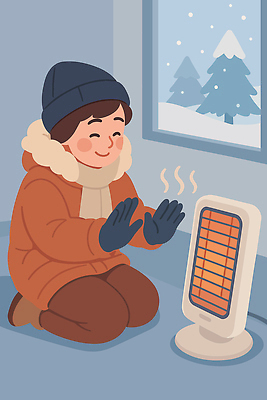 나무 손 옷 감정 장갑 겨울 일러스트 모션 조명 실내 따뜻함 웃음 사람 풍경 갈색 환경 난방기 준비 무릎 안전수칙 난방 국내일러스트 AI파일 식물 잡화 계절 컬러 표정 안전 내부 신체부위 난방용품 파일형식 벡터