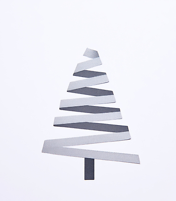 JPG 나무 편집이미지 디자인 리본 예술 형상 장식 인테리어 크리스마스트리 회색 흰색 은색 오브젝트 그림 테이프 겹침 창의력 이미지편집 AI포토 AI콘텐츠 식물 컬러 크리스마스 문구용품 파일형식