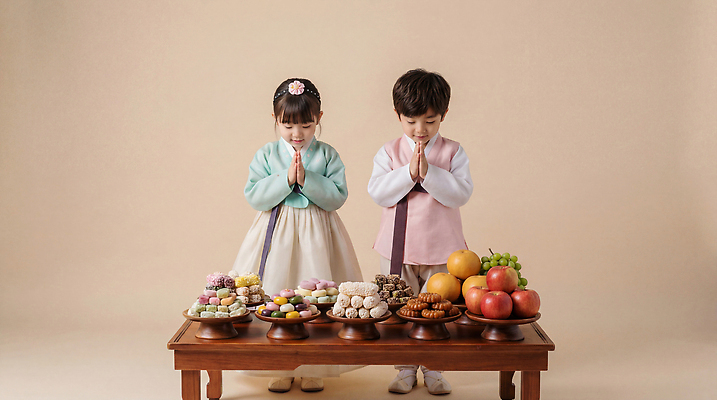 한국전통 전통 손 기념일 아시아 음식 가구 관계 사람 전통의상 CG 파일형식 어린이 기도 탁자 한복 과일 디저트 명절 한국 문화 양손 가족 축제 편집이미지 편집실사 JPG 의료성형뷰티