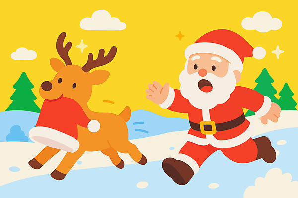 식물 계절 기념일 감정 컨셉 크리스마스 모션 사람 파일형식 벡터 산타클로스 순록 겨울 백그라운드 나무 하늘 놀이 달리기 풍경 동물 어린이 즐거움 축제 활발 캐릭터 크리스마스트리 국내일러스트 일러스트 AI파일