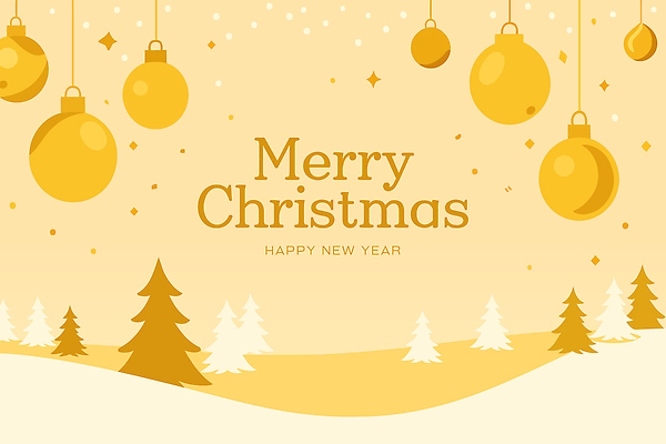 나무 디자인 계절 기념일 백그라운드 크리스마스 겨울 일러스트 텍스트 공 새해 산 프레임 이벤트 그래픽 장식 노란색 축제 축하 화려 장면 국내일러스트 AI파일 식물 컬러 컨셉 파일형식 벡터