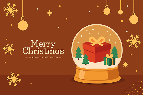 식물 계절 기념일 감정 컬러 컨셉 크리스마스 관계 눈_날씨 이벤트 장식 파일형식 벡터 스노글로브 눈덩이 선물 나무 갈색 겨울 축제 연말 크리스마스트리 행복 기쁨 이야기 분위기 가족 친구 국내일러스트 일러스트 AI파일 프레임 백그라운드