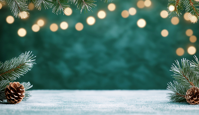 나무 식물 계절 기념일 컬러 컨셉 크리스마스장식 CG 생태계 파일형식 크리스마스 장식 겨울 소나무 솔방울 조명 백그라운드 분위기 자연 초록색 축제 재료 편집실사 JPG 편집이미지 오너먼트 보케