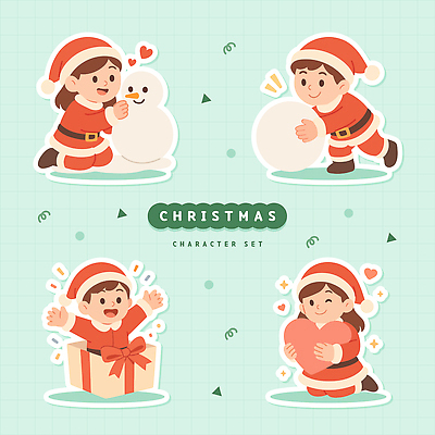 캐릭터 계절 기념일 감정 컨셉 관계 사람 이벤트 파일형식 벡터 크리스마스 눈사람 선물 어린이 즐거움 사랑 축제 축하 겨울 장식 기쁨 파티 가족 친구 색칠 일러캐릭터 AI파일 일러스트