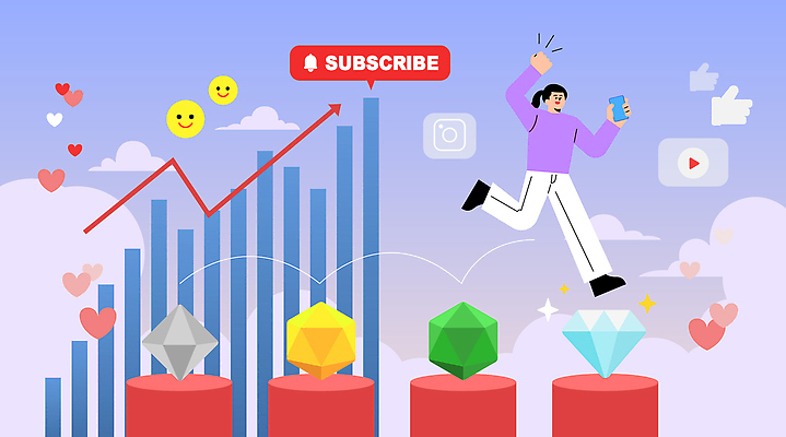 문자 감정 컨셉 교통시설 그래프 광석 파일형식 벡터 유튜브 상승 사용자 기계 비율 모션 소셜미디어 보석 기호 마음 댓글 좋음 통계 플랫폼 자료 콘텐츠 열정 접근 수치 AI파일 일러스트 국내일러스트 성공