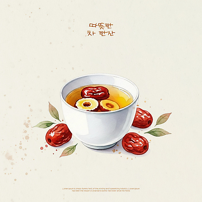 PSD 전통 음료 잎 과일 일러스트 자연 휴식 디저트 잔 한잔 한국 따뜻함 건강 여름 차 편안함 대추 대추차 오후 국내일러스트 식물 1 식기 계절 아시아 음식 컨셉 차_음료 감각 생태계 파일형식