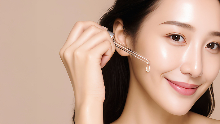 JPG 편집이미지 여자 얼굴 건강 빛 화장 뷰티 화장품 피부 피부관리 스킨케어 의료성형뷰티 세럼 편집실사 사람 신체부위 CG 파일형식