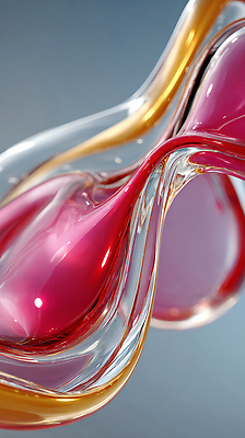 JPG 모양 편집이미지 디자인 예술 컬러 유리 추상 조명 실험 빨간색 흐름 액체 혼합 상상력 편집3D 컨셉 무늬 재질 3D 파일형식