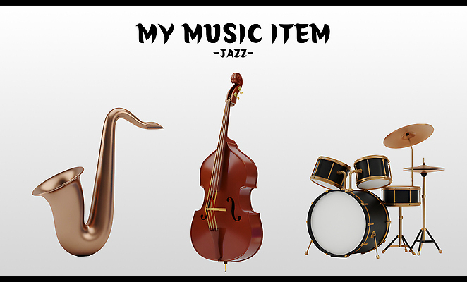 PSD 편집이미지 디자인 문화 예술 악기 음악 연주 소리 전시 공연 음악가 색소폰 드럼 첼로 재즈 구성 편집3D 직업 문화예술 타악기 이벤트 3D 목관악기 파일형식 찰현악기