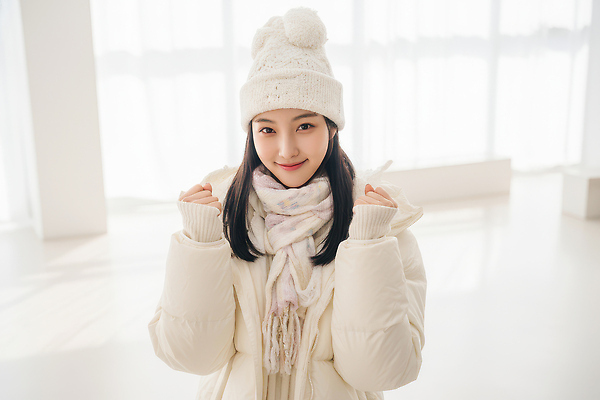 JPG 편집이미지 손 여자 창 겨울 모션 조명 바닥 실내 표정 웃음 사람 깨끗함 주먹 외투 겨울옷 의료성형뷰티 편집실사 옷 계절 무기 컨셉 상의 내부 신체부위 CG 파일형식