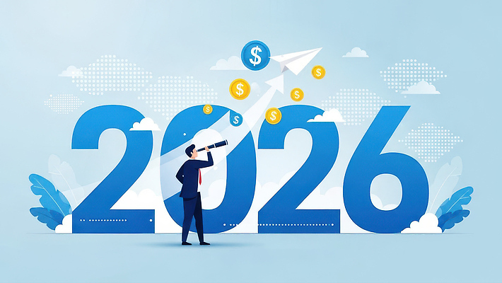 JPG 편집이미지 돈 곡선 비즈니스 미래 풍경 타이포그라피 그래픽 금융 파란색 성장 목표 계획 종이비행기 준비 투자 상승 가능 2026년 이미지편집 병오년 문자 선 컬러 컨셉 경제 재산 연도 종이접기 파일형식