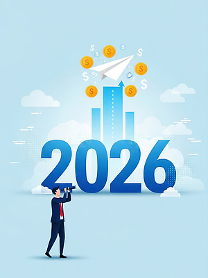 JPG 편집이미지 남자 산업 돈 비즈니스 미래 기술 타이포그라피 경제 파란색 동전 망원경 성장 발전 목표 계획 종이비행기 2026년 이미지편집 병오년 문자 컬러 컨셉 사람 재산 연도 종이접기 파일형식