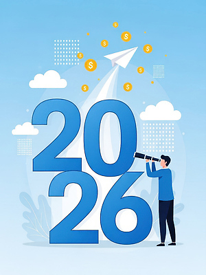 JPG 편집이미지 남자 돈 하늘 성공 미래 비행기 풍경 타이포그라피 파란색 숫자 동전 망원경 성장 목표 계획 종이비행기 2026년 이미지편집 병오년 문자 컬러 컨셉 항공교통 대중교통 사람 재산 연도 종이접기 파일형식