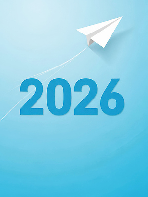 JPG 편집이미지 종이 이동 하늘 미래 비행기 타이포그라피 공중 파란색 숫자 꿈 자유 비행 종이비행기 2026년 이미지편집 병오년 문자 컬러 컨셉 항공교통 대중교통 연도 종이접기 파일형식