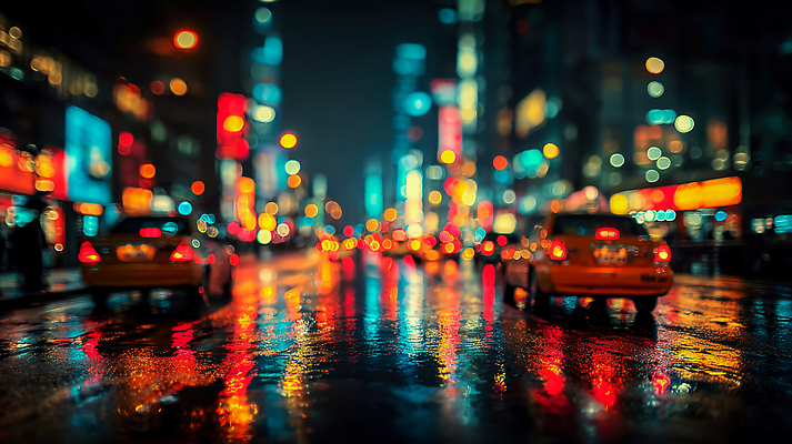 JPG 편집이미지 도로 교통 야경 자동차 거리 사람 건물 빛 반사 도시 보케 택시 소음 편집실사 건축물 길 육상교통 교통시설 승용차 소리 야간 CG 파일형식 풍경_경치