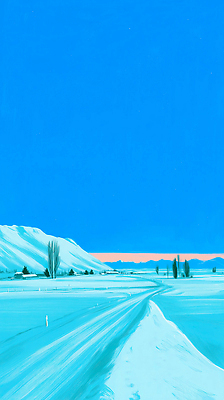 JPG 나무 도로 길 겨울 일러스트 자연 하늘 날씨 산 풍경 평화 일출 일몰 시골 풍경화 국내일러스트 식물 계절 컨셉 교통시설 노을 그림 생태계 파일형식