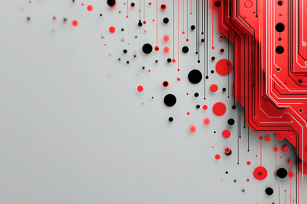 JPG 편집이미지 디자인 선 백그라운드 패턴 기술 그래픽 빨간색 컴퓨터 디지털 검은색 점 원형 회로판 그림 전자 이미지편집 도형 컬러 무늬 전자제품 파일형식