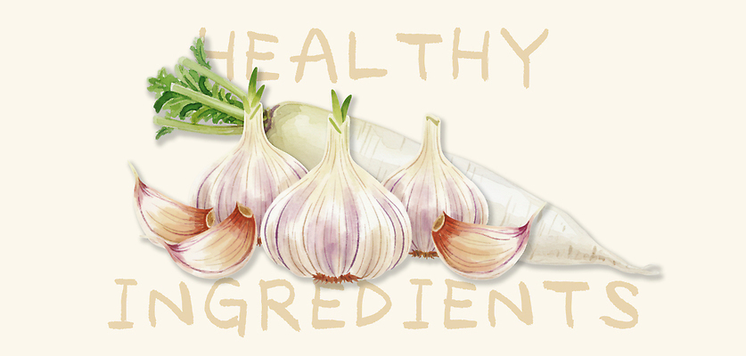 PSD 한식 음식 채소 일러스트 식재료 재료 자연 건강 마늘 요리 생활 주방 정원 식사 신선 맛 무 건강식 국내일러스트 컨셉 뿌리채소 생태계 파일형식