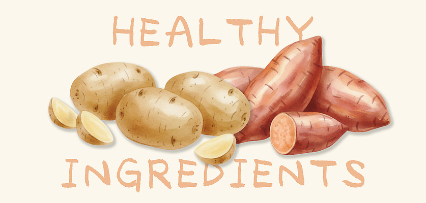 PSD 한식 음식 다이어트 채소 일러스트 식재료 재료 디저트 감자 건강 요리 식사 밥상 채식 고구마 레시피 비타민 섬유질 국내일러스트 탁자 뿌리채소 영양소 파일형식