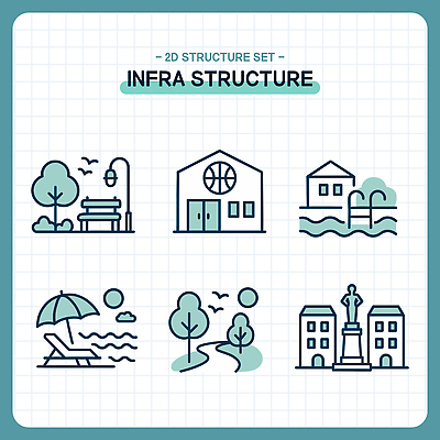 나무 공원 벤치 의자 일러스트 모션 조명 거리 주택 풍경 해변 조각상 도시 물가 구출 구조물 인프라 국내일러스트 AI파일 식물 공공시설 건축 바다 가구 건물 조형물 도움 파일형식 벡터