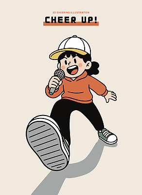 감정 음악 음향기기 운동화 모션 문화예술 사람 이벤트 파일형식 벡터 어린이 노래 마이크 달리기 즐거움 표정 포즈 에너지 행복 캐릭터 착용 옷 스니커즈 공연 소리 국내일러스트 일러스트 AI파일