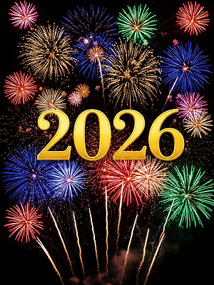 JPG 편집이미지 기념일 컬러 밤하늘 새해 불꽃놀이 이벤트 축제 기쁨 모임 축하 결과 말띠 연말 2026년 이미지편집 병오년 감정 컨셉 놀이 하늘 십이지신 말_동물 야간 연도 파일형식