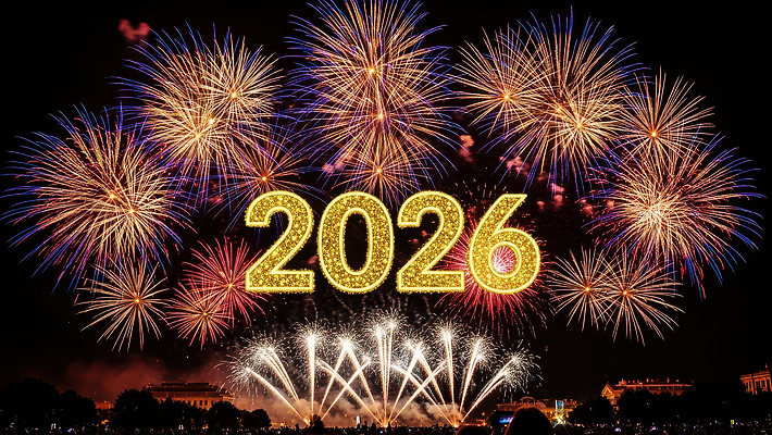 JPG 편집이미지 기념일 컬러 가족 밤하늘 조명 새해 불꽃놀이 이벤트 축제 소리 모임 화려 즐거움 말띠 2026년 이미지편집 병오년 감정 컨셉 관계 놀이 하늘 십이지신 말_동물 야간 연도 파일형식