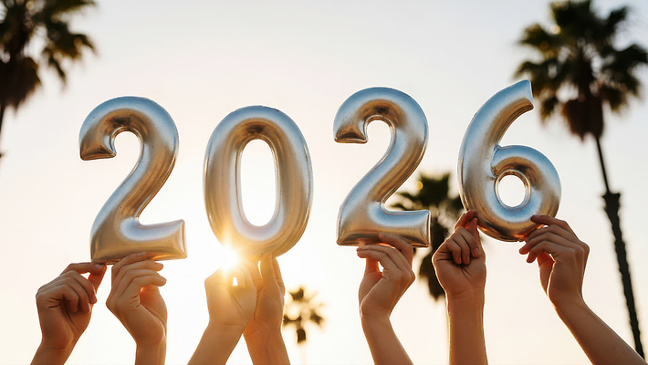 JPG 편집이미지 손 새해 기념 이벤트 여러명 여름 친구 야자수 태양 숫자 파티 황혼 축하 말띠 2026년 이미지편집 병오년 AI컴퓨터그래픽 AI콘텐츠 자연요소 나무 문자 계절 다수 컨셉 관계 사람 신체부위 일몰 십이지신 말_동물 연도 파일형식