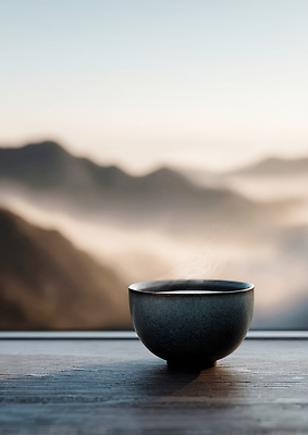 JPG 편집이미지 그릇 커피 음료 자연 탁자 아침 바람 휴식 산 따뜻함 풍경 일상 원두 안개 차 찻잔 명상 편집실사 AI포토 AI콘텐츠 주간 자연요소 식기 가구 컨셉 날씨 잔 라이프 CG 생태계 파일형식