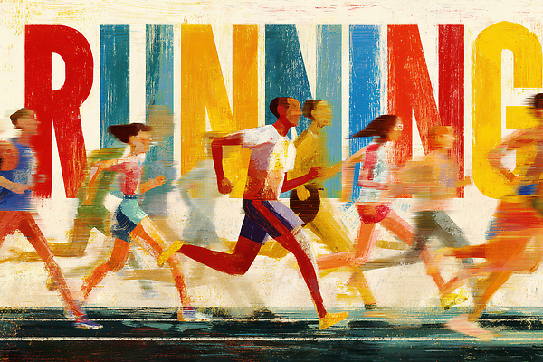 JPG 스포츠 운동화 일러스트 협력 건강 여러명 컬러풀 달리기 운동 힘 경쟁 도전 목표 체육 연습 땀 트랙 열정 러닝 스트레스해소 출발선 국내일러스트 감정 컬러 다수 신발 컨셉 모션 사람 출발 파일형식