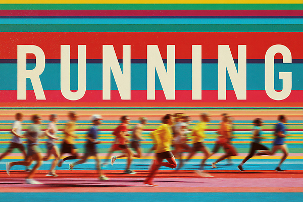 JPG 옷 컬러 백그라운드 일러스트 협력 운동선수 경기 컬러풀 달리기 운동 헬스 경쟁 도전 그룹 체육 연습 속도 트랙 열정 대회 러닝 인내 국내일러스트 감정 스포츠 컨셉 모션 건강 파일형식
