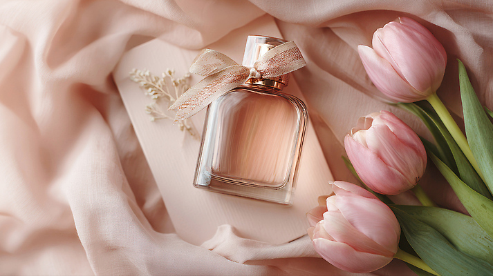 JPG 편집이미지 패션 꽃 분홍색 컬러 자연 선물 장식 인테리어 뷰티 튤립 향수 오브젝트 조화 스타일 편집실사 식물 디자인 화장품 CG 생태계 파일형식