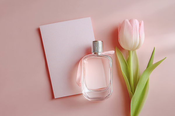 JPG 편집이미지 디자인 여자 꽃 분홍색 백그라운드 선물 장식 인테리어 화장품 튤립 프레젠테이션 향수 스타일 편집실사 식물 컬러 사람 뷰티 CG 파일형식